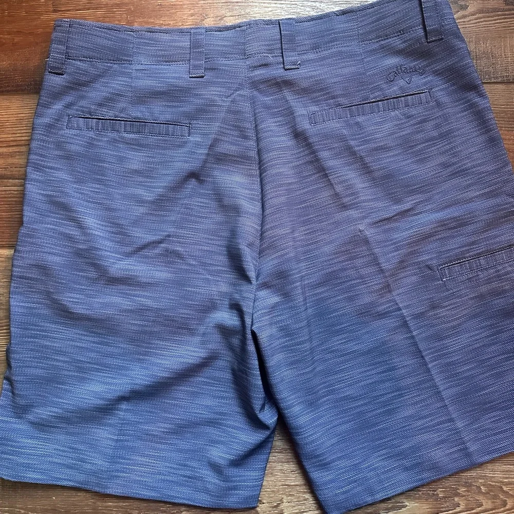 Callaway Navy Chevron Golf Shorts